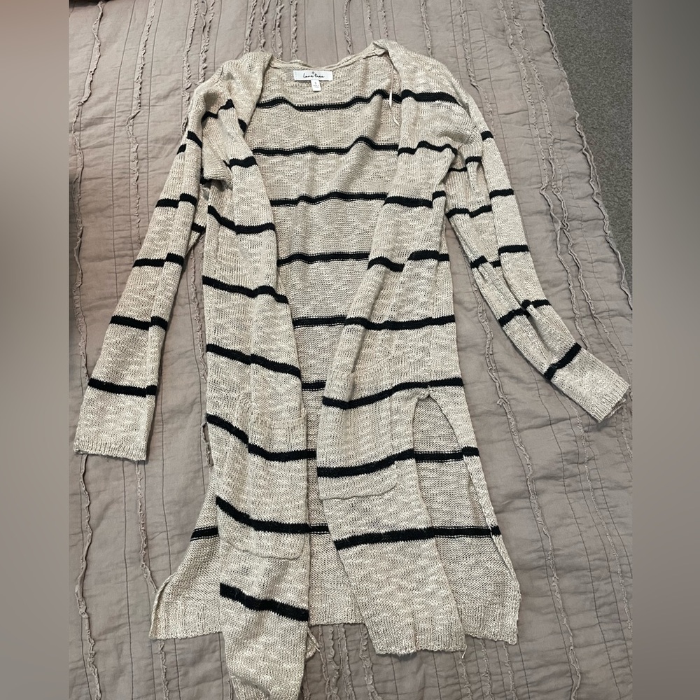 Downeast striped cardigan